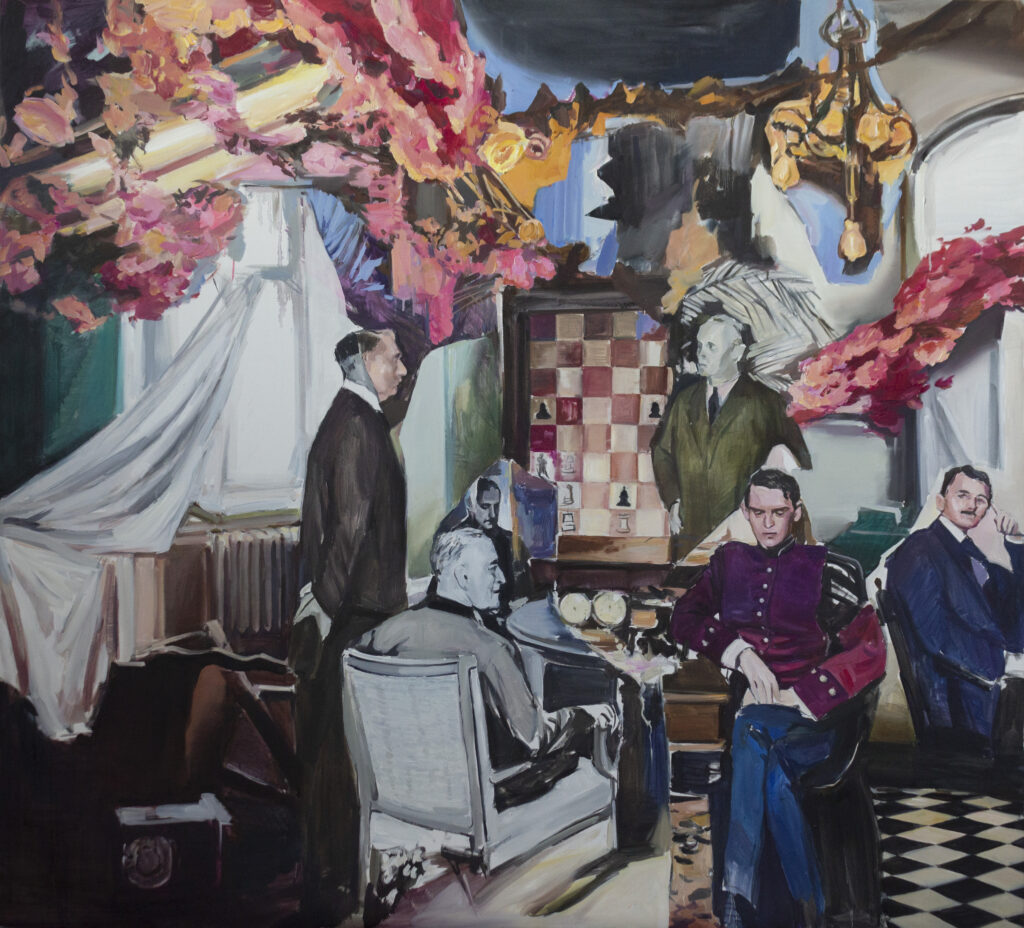 Chess, Oil on Canvas, 155 x 175 cm, 2025