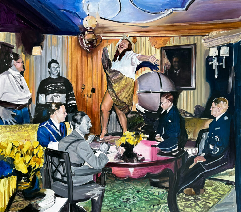 Tödliche Liebe, Oil on Canvas, 155 x 175 cm, 2025