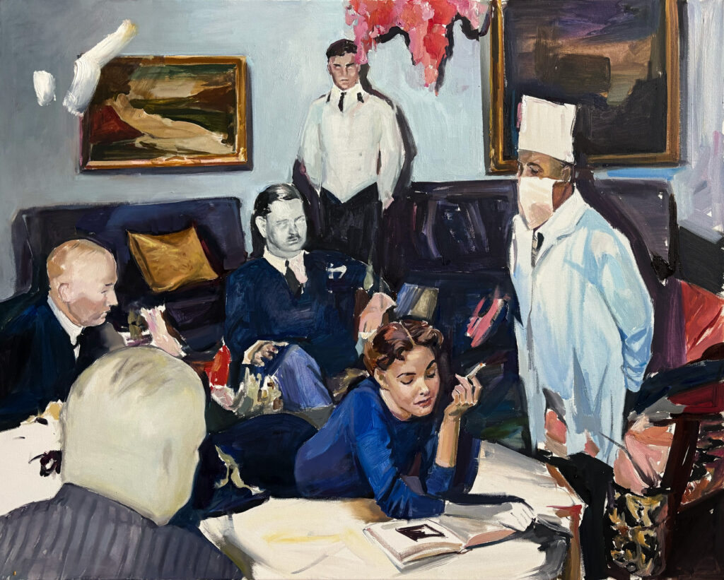 Investigation, Oil on Canvas, 80 x 100 cm, 2025