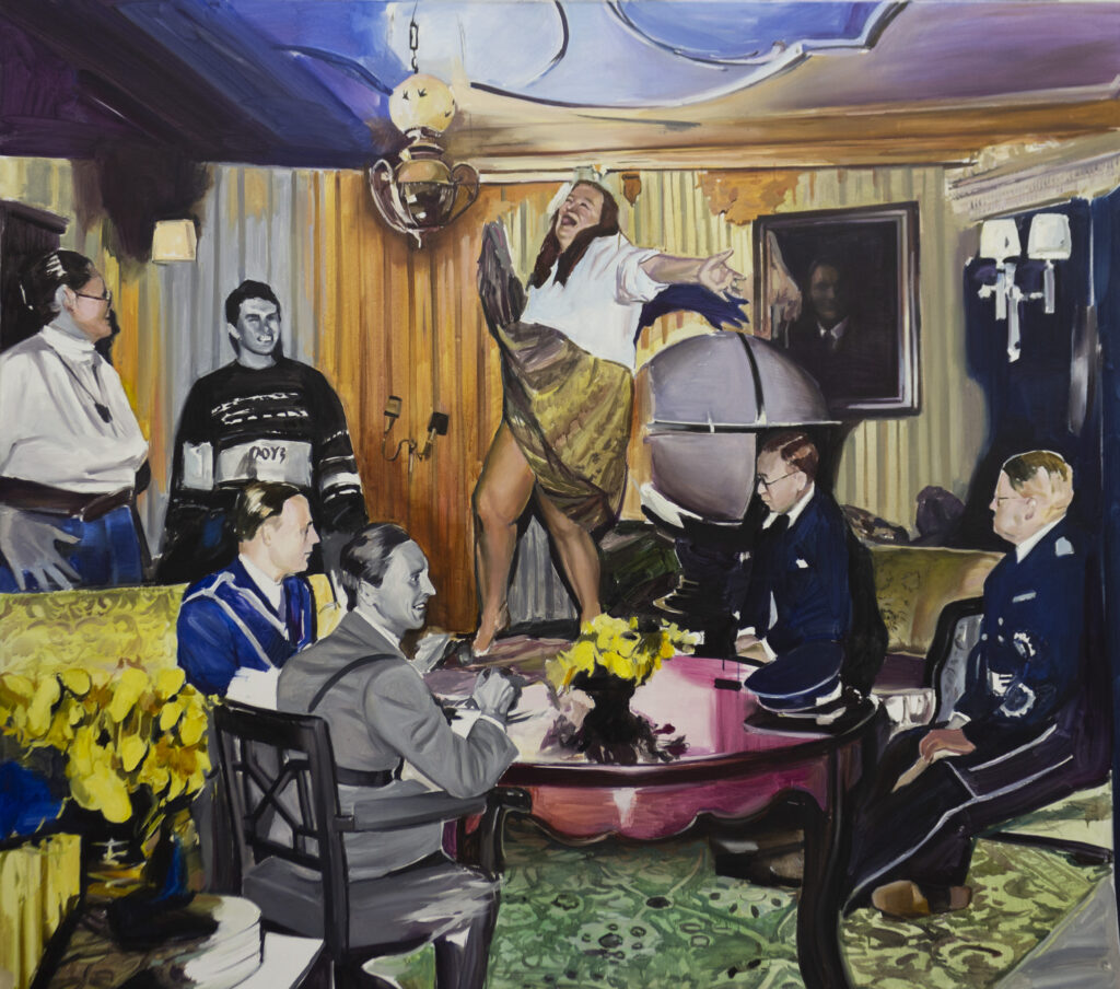 Tödliche Liebe, Oil on Canvas, 155 x 175 cm, 2025